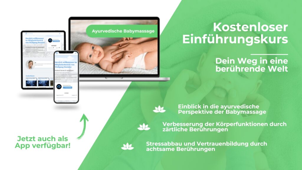 Ayurvedische Massage für Babys
