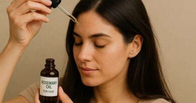 Rosmarinöl für die Haare